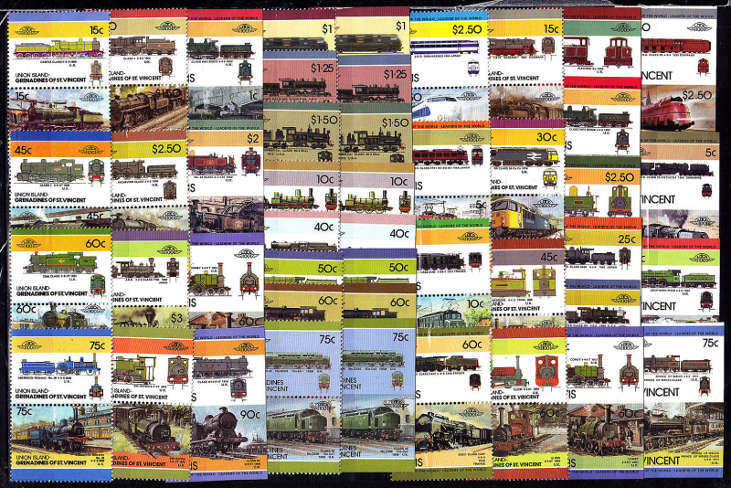 Leaders of the World Locomotives 9 set Forgery Lot Sold on Ebay