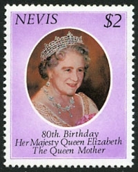 1980 80th Birthday of the Queen Mother Stamp