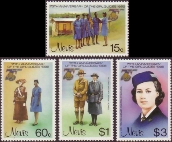 1985 75th Anniversary of the Girl Guides Movement Stamps