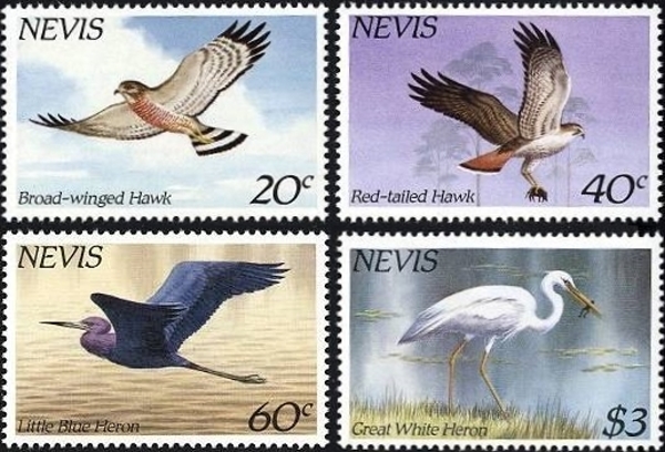 1985 Local Hawks and Herons Stamps
