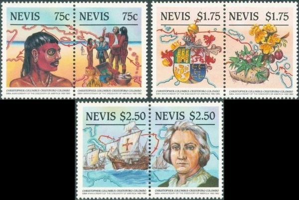 1986 500th Anniversary of the Discovery of America (1992)(1st series) Stamps