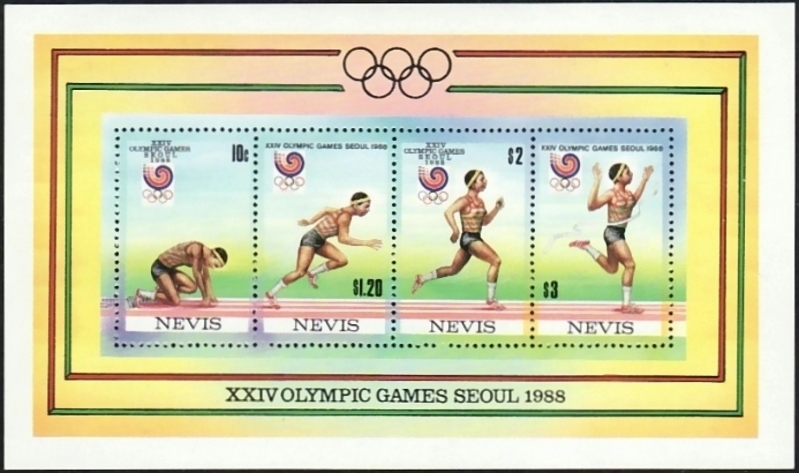 1988 Olympic Games in Seoul Souvenir Sheet