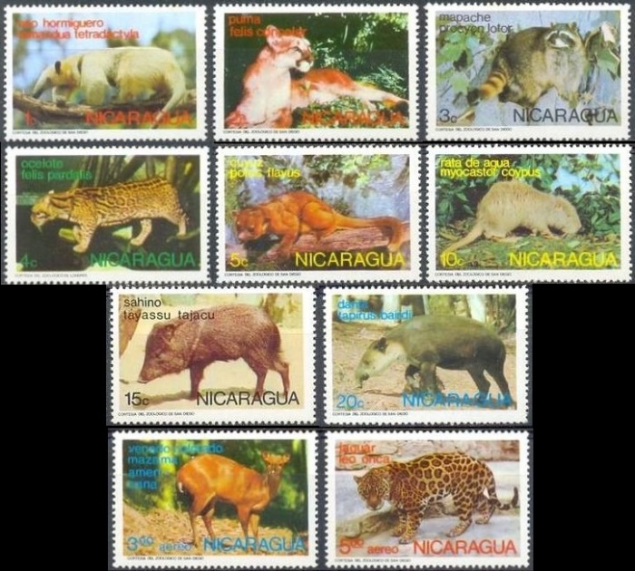 1974 Wild Animals Stamps