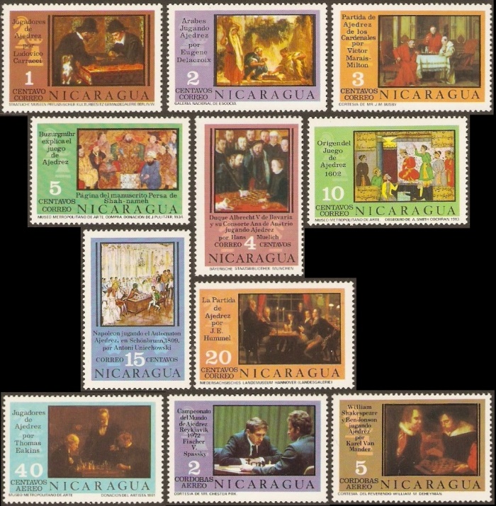 1976 History of Chess Stamps