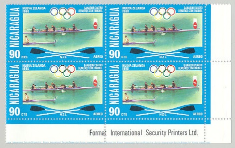 1976 Olympic Games, Gold Medal Winners Stamps with Format Logo Proving Format Produced this Stamp Issue