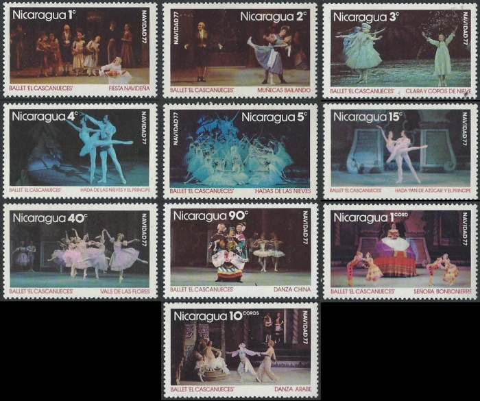 1977 Christmas, Scenes From the 'Nutcracker' Suite Stamps