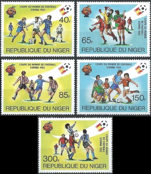 Niger 1981 World Cup Soccer Championship, ESPANA '82 Stamps