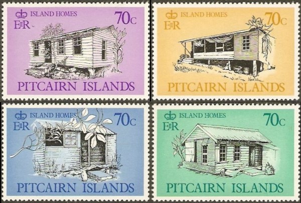 1987 Pitcairn Island Homes Stamps