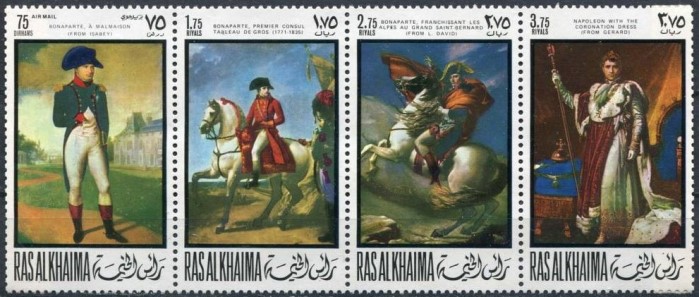 Ras al Khaima 1969 200th Anniversary of the Birth of Napoleon Stamps
