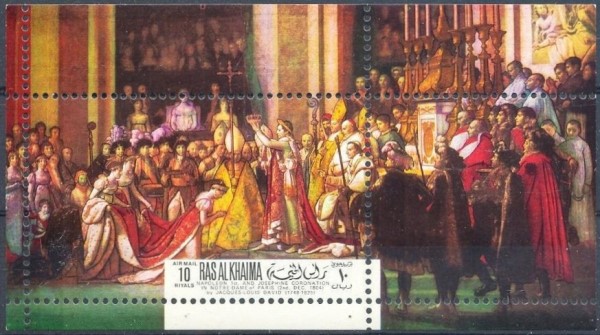 Ras al Khaima 1969 200th Anniversary of the Birth of Napoleon Souvenir Sheet