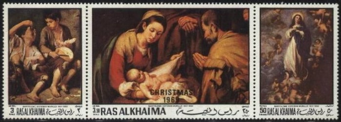 Ras al Khaima 1970 Christmas (1969) Stamps