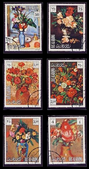 Ras al Khaima 1972 Flowers Stamps