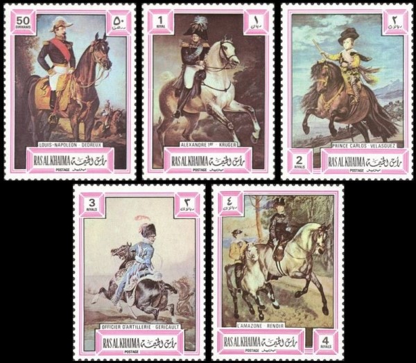 Ras al Khaima 1972 Paintings of Old Masters Stamps
