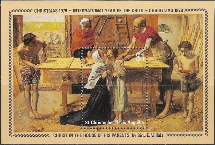 1979 Christmas and International Year of the Child Souvenir Sheet
