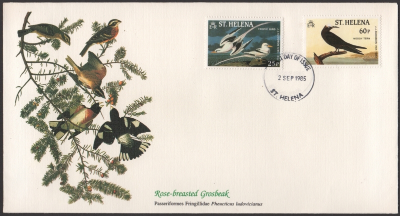Saint Helena 1985 Audubons Birds of the World Fleetwood First Day Cover