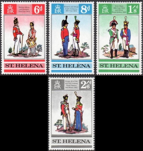 1969 Military Uniforms Stamps