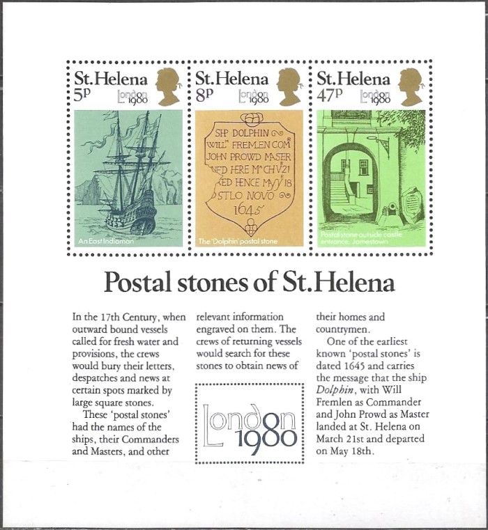 1980 LONDON Stamp Exhibition Souvenir Sheet