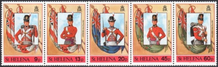 1989 Military Uniforms of 1815 Stamps