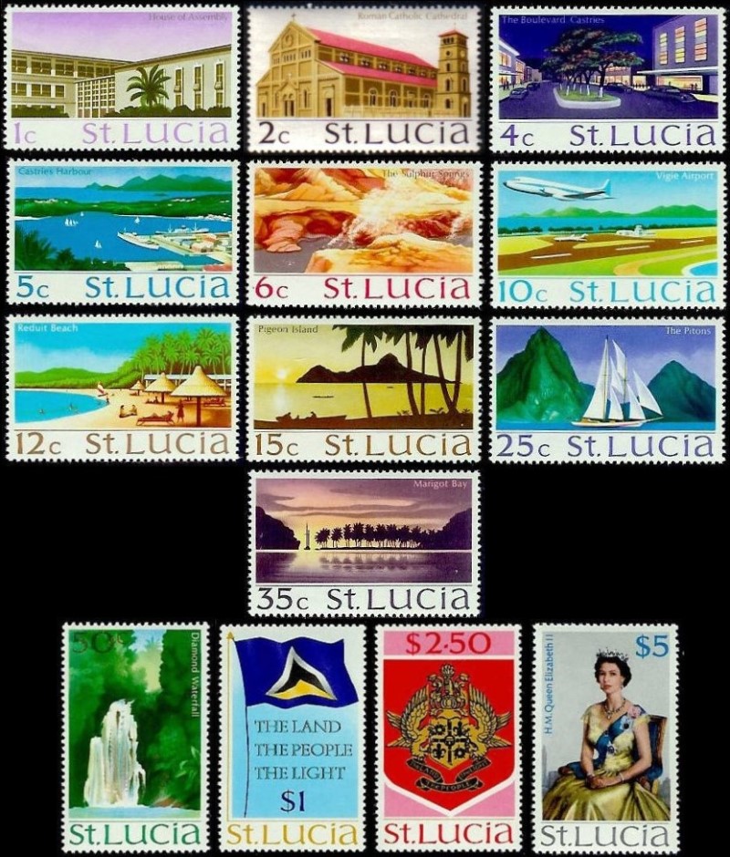 1970 Landmarks Stamps