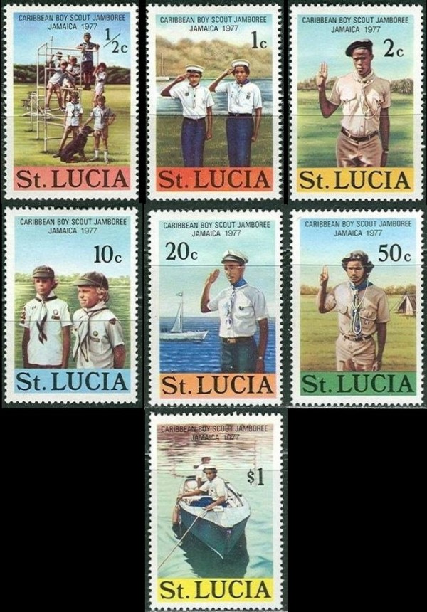 1977 Caribbean Boy Scout Jamboree Stamps