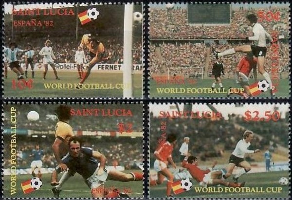 1982 World Cup Soccer Championship in Spain Stamps