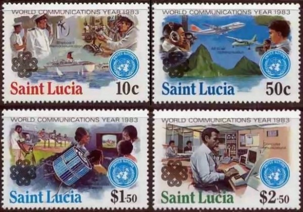 1983 World Communications Year Stamps