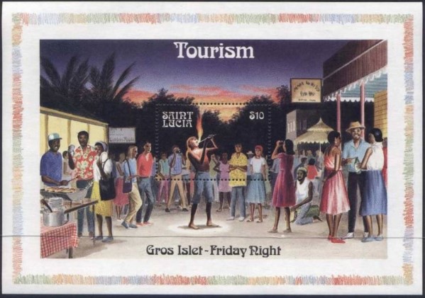 1986 Tourism Souvenir Sheet