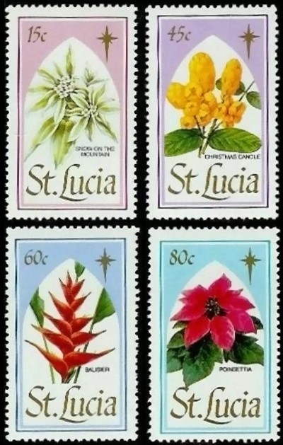 1988 Christmas Flowers Stamps