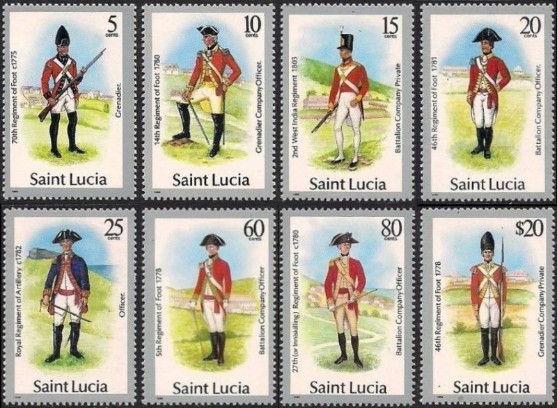 1988 Military Uniforms Stamps