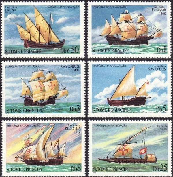 1979 Saint Thomas and Prince Islands History of Navigation, Ships Stamps