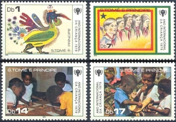 1979 Saint Thomas and Prince Islands International Year of the Child Stamps
