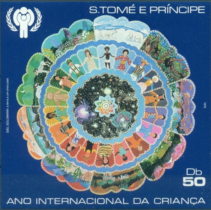 1979 Saint Thomas and Prince Islands International Year of the Child Souvenir Sheet