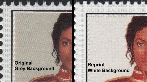The Forged Unauthorized Reprint Michael Jackson Scott 897 Background Comparison