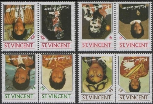 The 1985 Michael Jackson Forged Inverted Frame Error Stamps