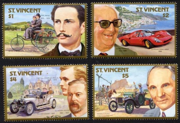 1987 Century of Motoring Stamps