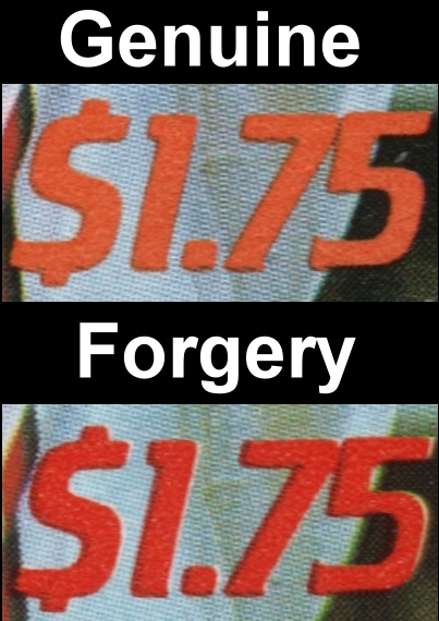 Saint Vincent 1987 Tennis Players $1.75 Martina Navratilova Fake with Original Comparison of the Value Fonts