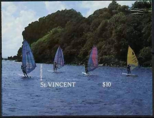 Saint Vincent 1988 Tourism Imperforate Proof Souvenir Sheet