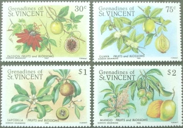 1985 Fruits and Blossoms Stamps