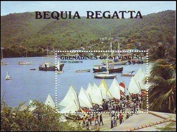 1988 Bequia Regatta Souvenir Sheet