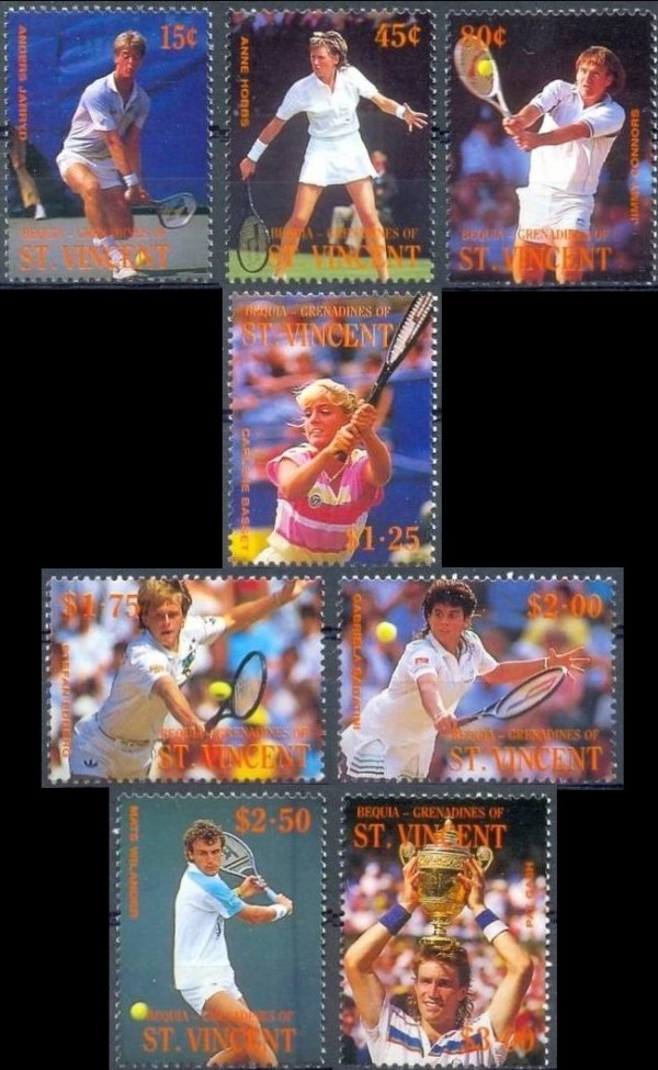 1988 International Tennis Players Stamps