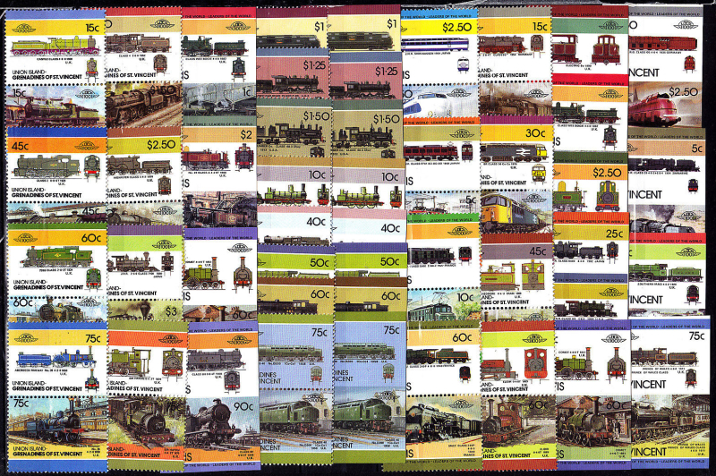 Leaders of the World Locomotives 9 set Forgery Lot Sold on Ebay
