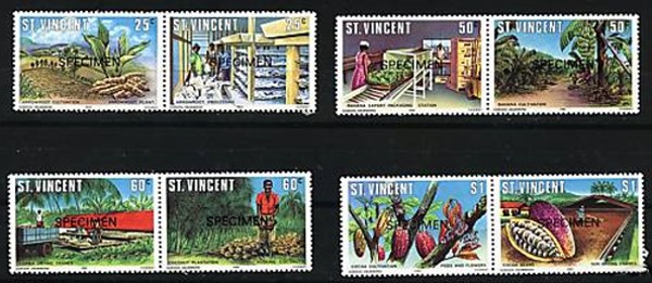 1981 Agriculture Specimen stamps