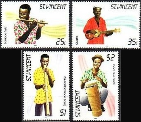 1985 Traditional Musical Instruments Stamps