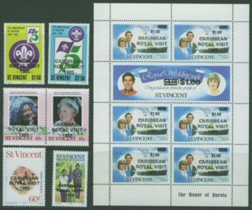 1985 Royal Visit Stamps