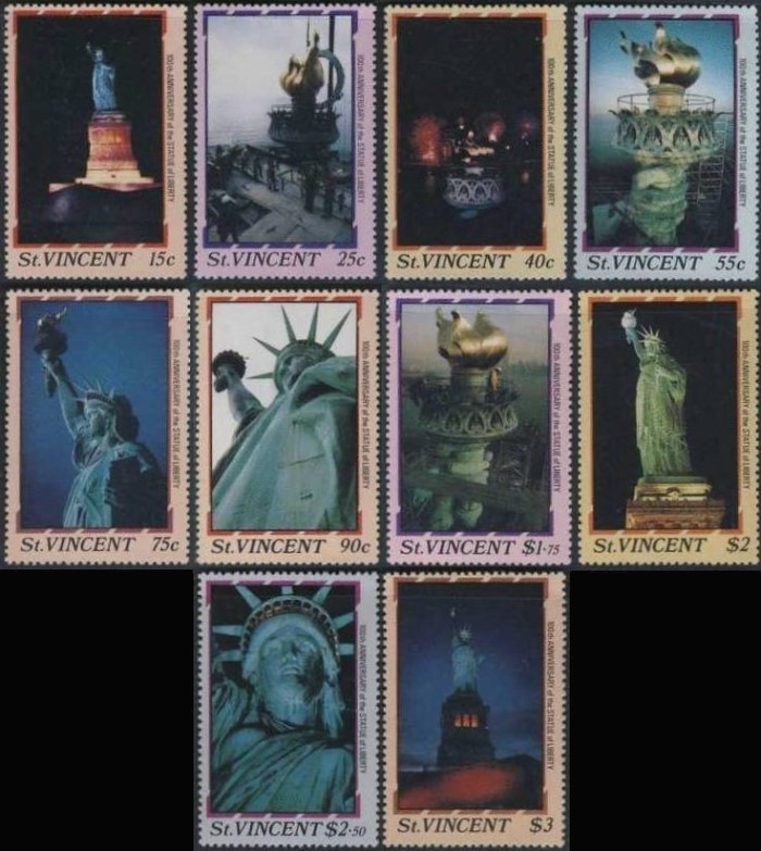 1986 Statue of Liberty Stamps