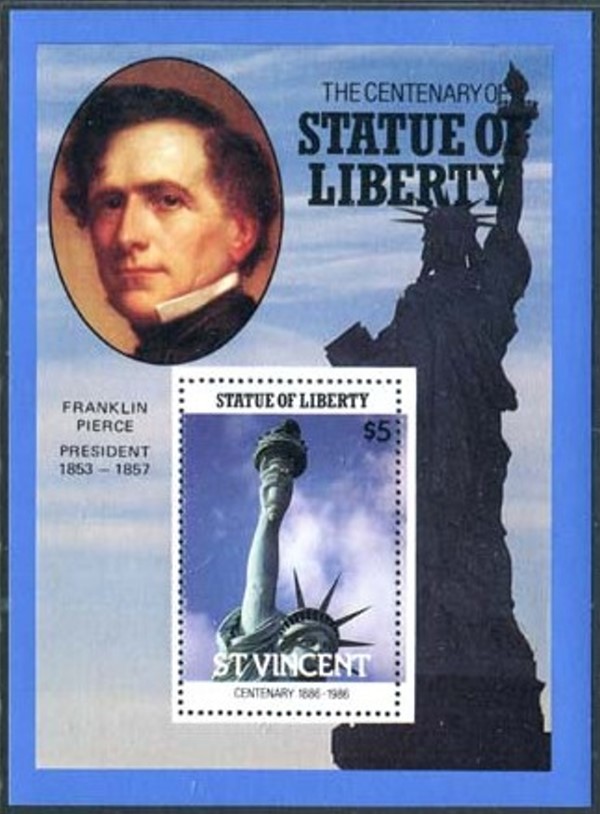1986 Statue of Liberty Souvenir Sheet