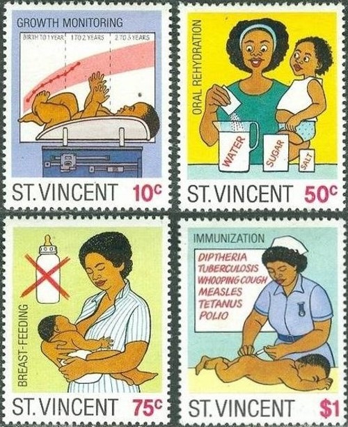 1987 Child Health Campaign Stamps