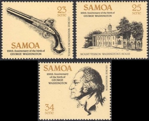 1982 250th Birth Anniversary of George Washington Stamps