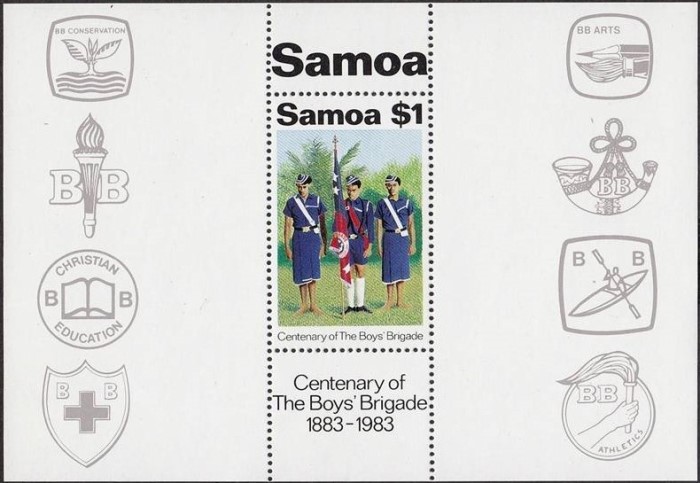 1983 Centenary of the Boy Scouts Brigade Stamps
