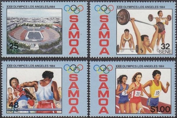 1984 Summer Olympic Games, Los Angeles Stamps